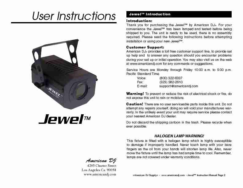 American DJ Work Light Jewel-page_pdf